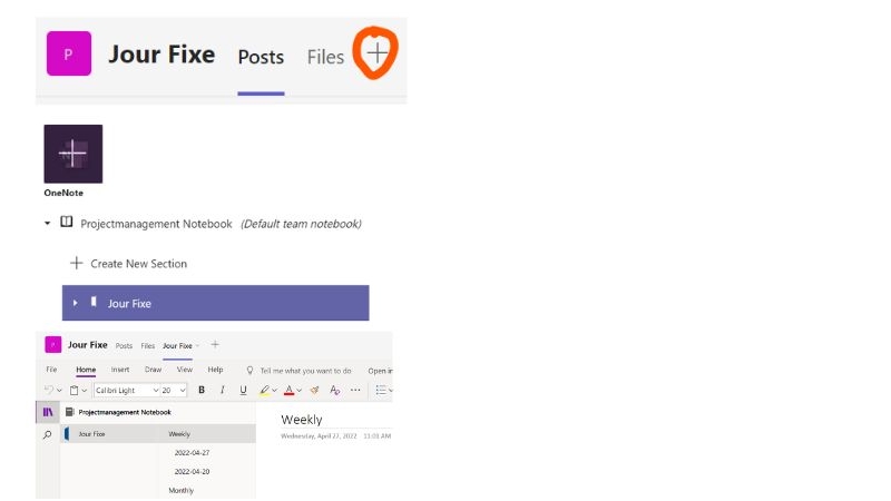 Good Practice: OneNote statt Teams Wiki