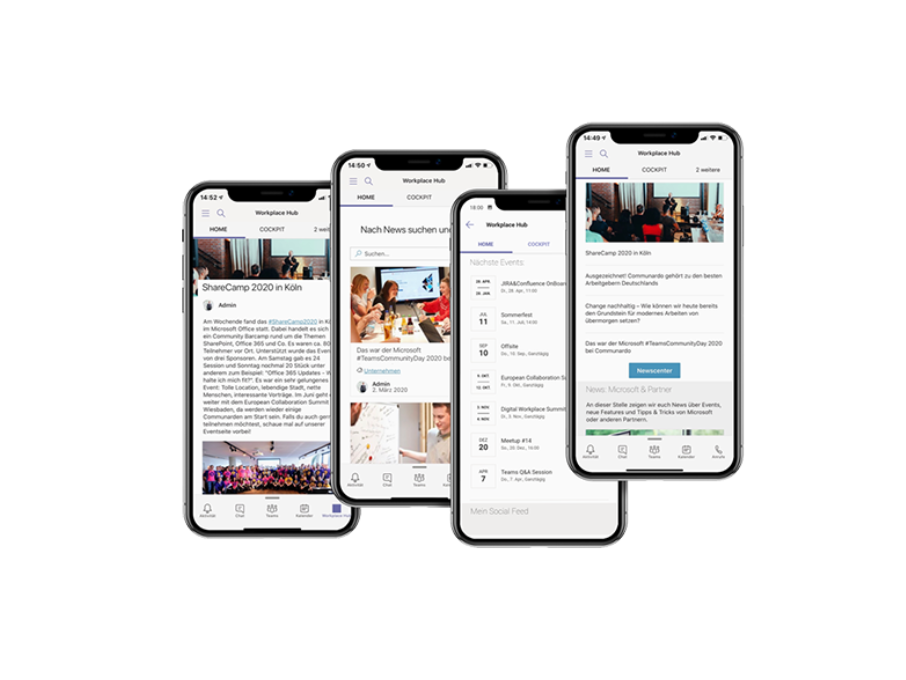 Ankündigungen, HR-News, Projekt-Updates und mehr erstellen mit Microsoft 365 für Frontline Workers