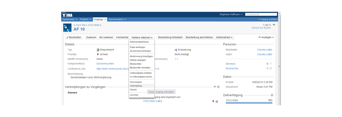 JIRA als Anforderungsmanagement-Tool