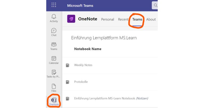 Good Practice: OneNote statt Teams Wiki