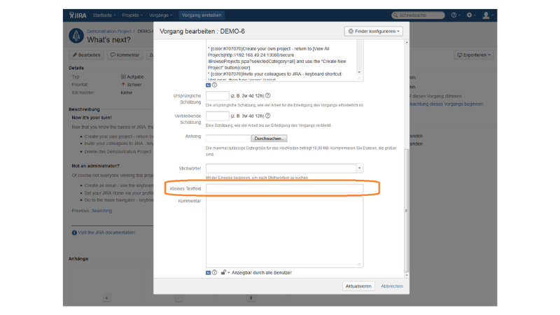 Atlassian JIRA 6 - benutzerdefinierte Felder in mehrere Sprachen übersetzen