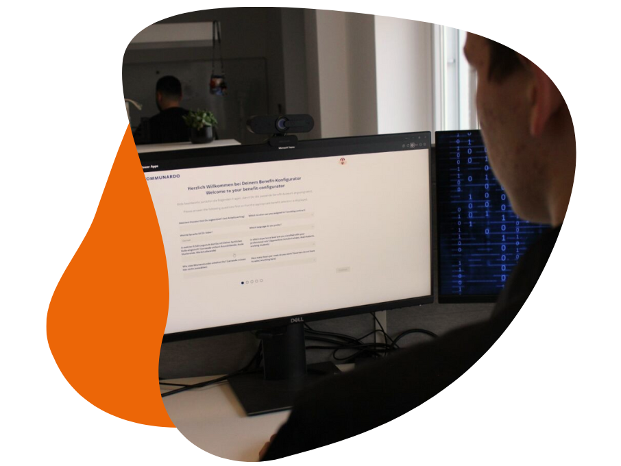 Der Benefit-Konfigurator ist schnell über Teams zu erreichen 