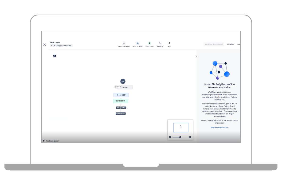 Der neue Workflow Editor in Jira