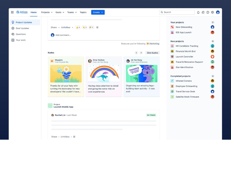 Neue Features Atlassian Atlas_Mitarbeitermotivation mit Kudos