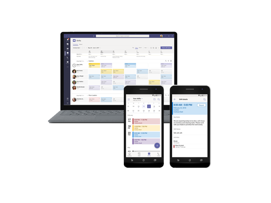 Erstellen Sie Zeitpläne mit der Schichten-App ihrer Teams mit Microsoft 365 für Frontline Workers