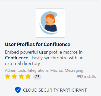 Communardo Cloud App – User profiles for confluence