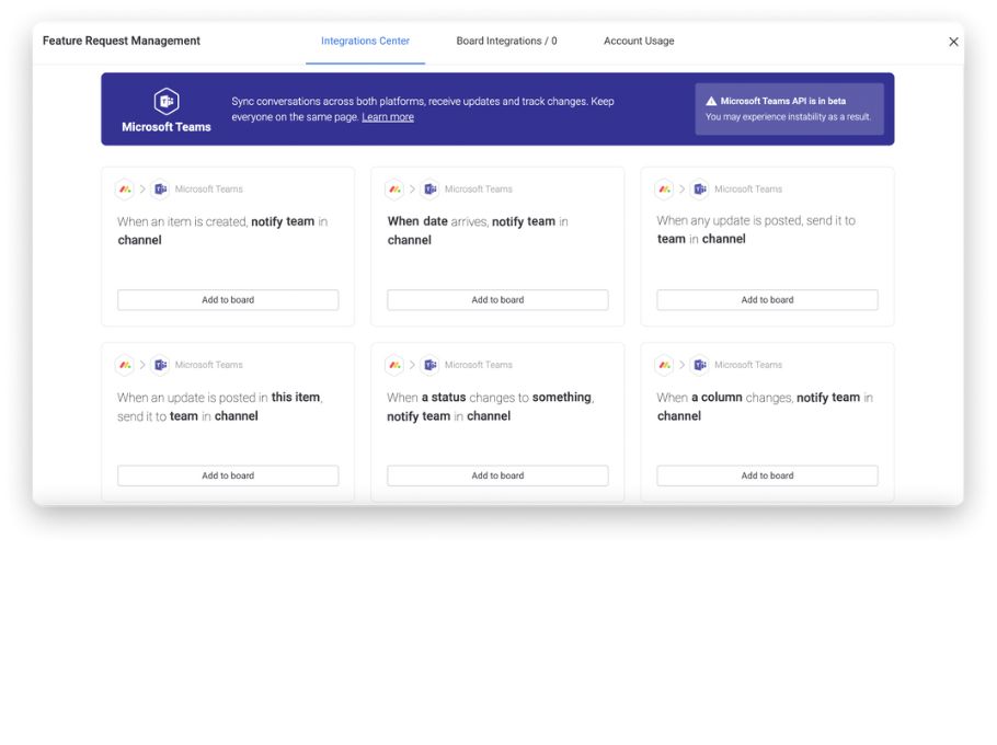 monday.com in Projektmanagement mit Microsoft Teams einbinden
