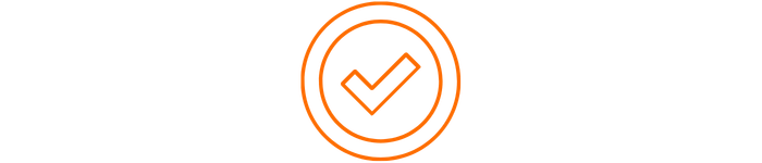 Icon haken zur Qualitätssicherung