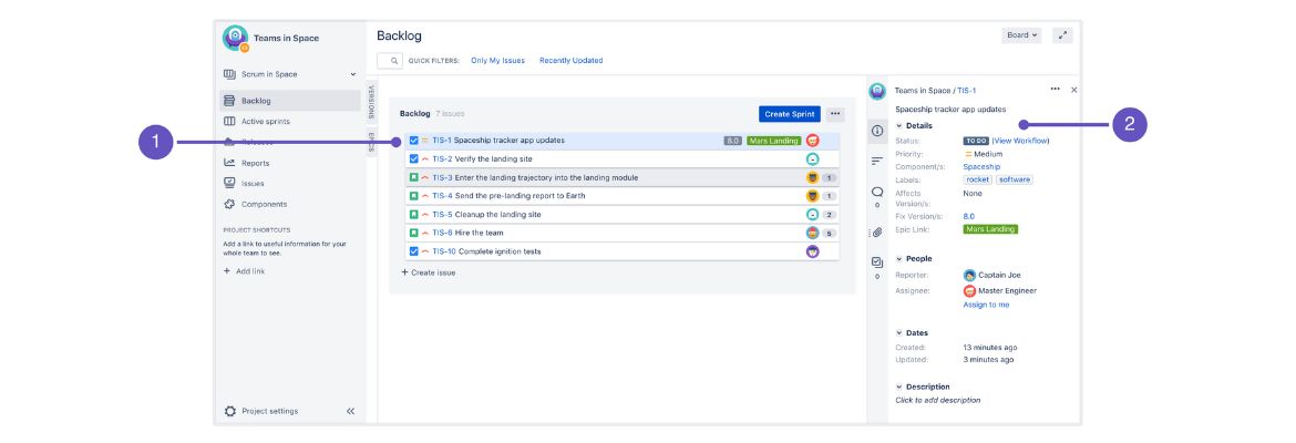 Jira Scrum Board